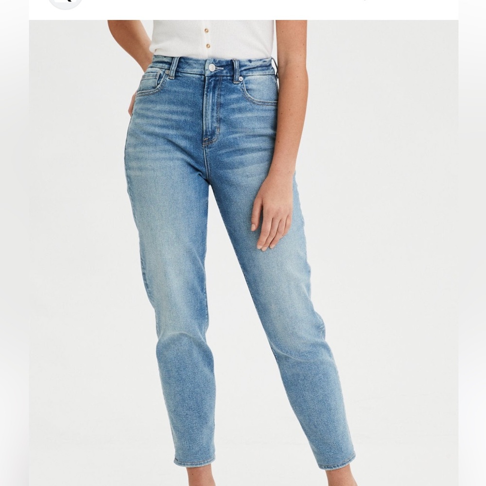 AE Stretch Mom Jeans